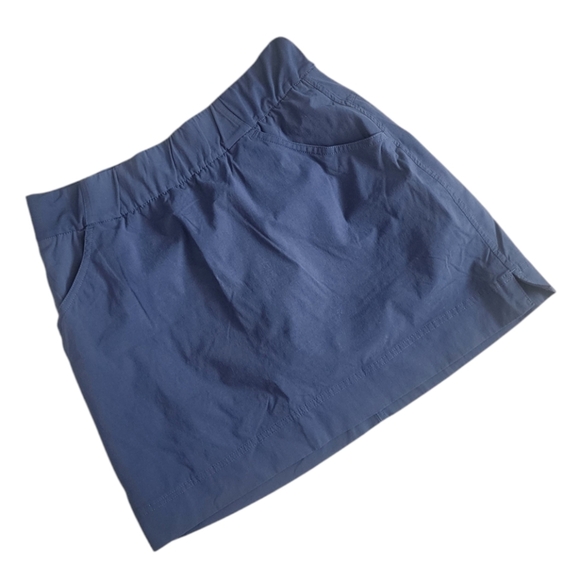 Columbia Omni Shield Advanced Repellency Skort Skirt Size Medium Blue Pockets. - Picture 2 of 6